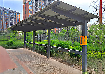 電動(dòng)車充電車棚